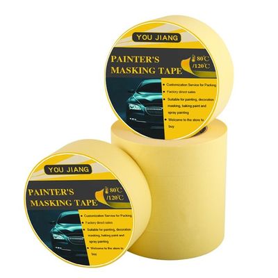 Persoonlijke geel verven maskerband schoon release voor automotive afwerking