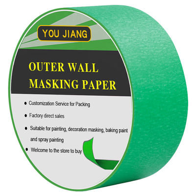Kleefstof Automotive 2 inch Verfkikker Kikkerband Groen Crepe Papier Maskerband