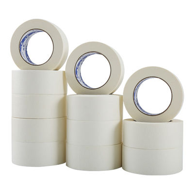 OEM Afneembare Indoor Wall Crepe Verf Zelfklevend Wit Natuurrubber Groothandel Maskerband