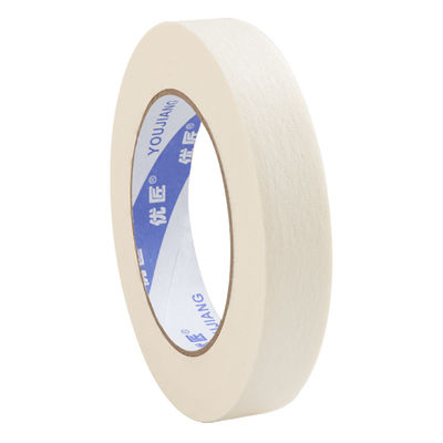 Witte binnenverf zelfklevend Algemeen gebruik Crepe papier maskerband