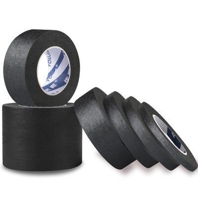 Gepersonaliseerde zwarte maskerpapier tape voor spuitverf bescherming decoratie schrijven schilders tape