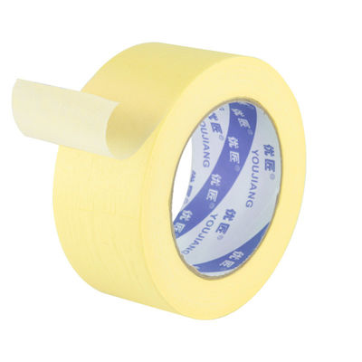 Vervaardiger 50 mm crepe papier maskeren kleefband voor huisverf