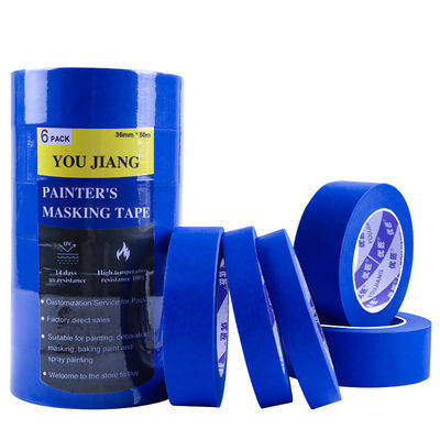 Crepe papier verf tape buitenmaskering schoon release 2 inch
