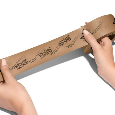 Eco-vriendelijke zelfklevende kraftpapierband met water geactiveerd eenzijdig lijm