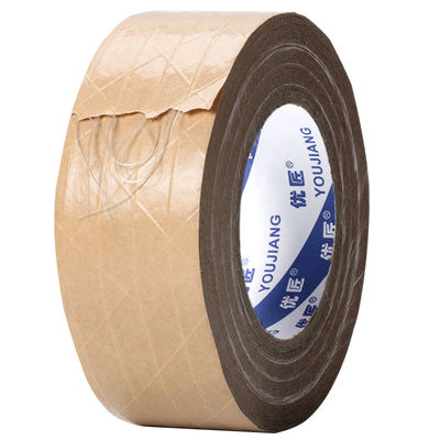 Eco-vriendelijk eenzijdig kleefmiddel zelfklevend kraftape met aangepast logo-drukwerk