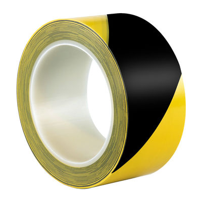 Geel Zwart Mix PVC vloer veiligheidsmarkeringsband Geel Zwart Gevaar waarschuwband