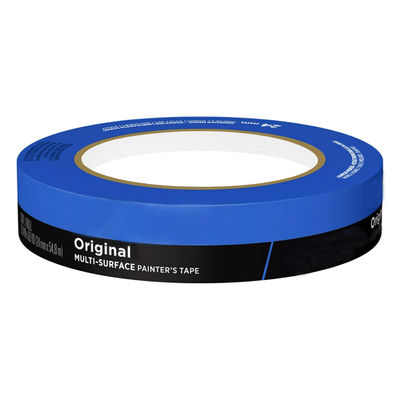 Warmtebestendige UV 14 dagen Geen residuen Multi-oppervlak Blauw Crepe Papier Verfmakers Maskerband Voor schilderen, Wand Venster Decoratie