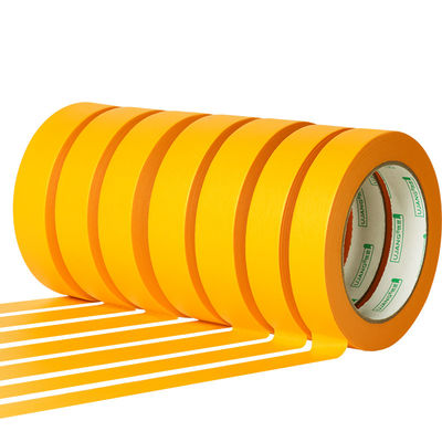 Geel Washi-papierband Performance Maskerband Schilderen Jumbo Roll