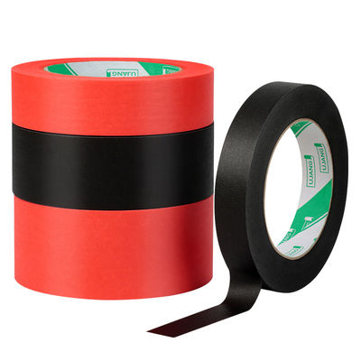 groothandel rood-zwart crepe papier maskerband