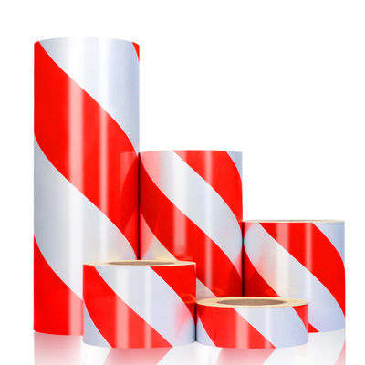 Detecteerbaar Rood Groen Wit Geel Zwart PVC Reflectieve Barricade Waarschuwing Gevaar Waarschuwingsband