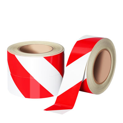 Hoge kwaliteit 50mm*45m reflecterende waarschuwingsstickers voor vrachtwagens