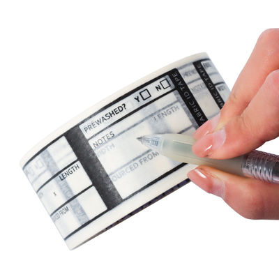 Rubber Kleefstof bekleed Crepe papier Chemische stoffen bestand Verf Etikettering Maskerband