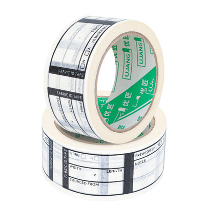 Algemeen Doel Geen residuen Traancrêpe Papier Wit maskerpapier Tape voor verf Etiketteren Verpakken