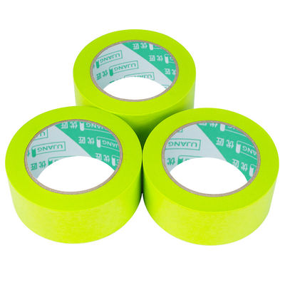 Groene Afplaktape UV-bestendigheid 30 dagen Hoge temperatuur 120 graden Washi papier Schilder tape voor auto's en autolak