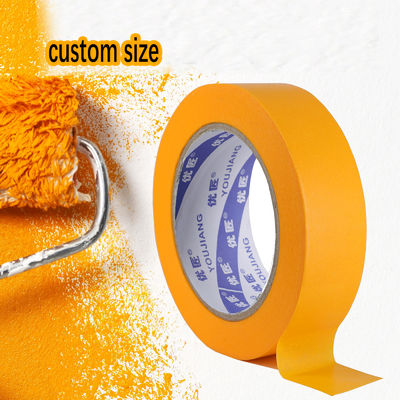 Oranje Washi-maskerband Goud Maskerband voor binnenshuis Verfmakers Maskerband zonder residu en gemakkelijk te scheuren